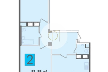 Просторная 2к квартира в центре 